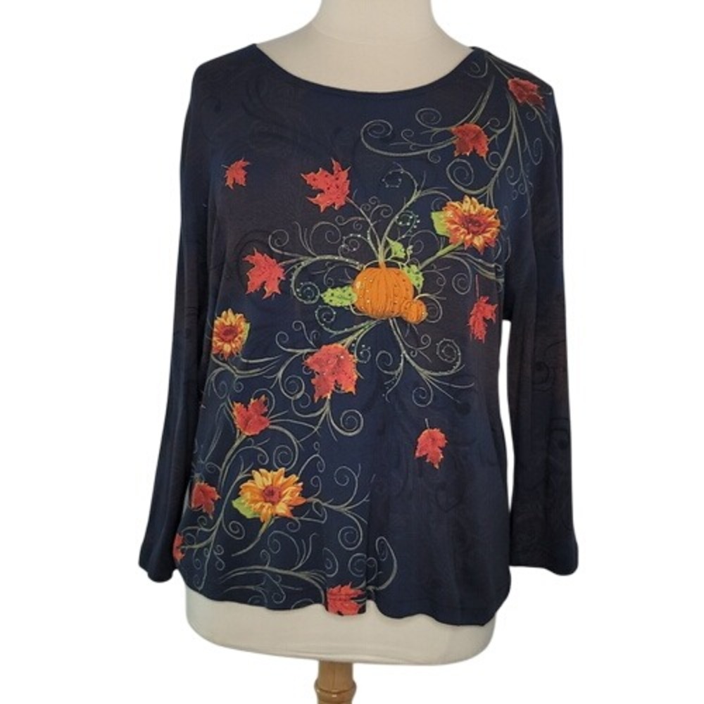 Endless Designs Embellished Fall Top